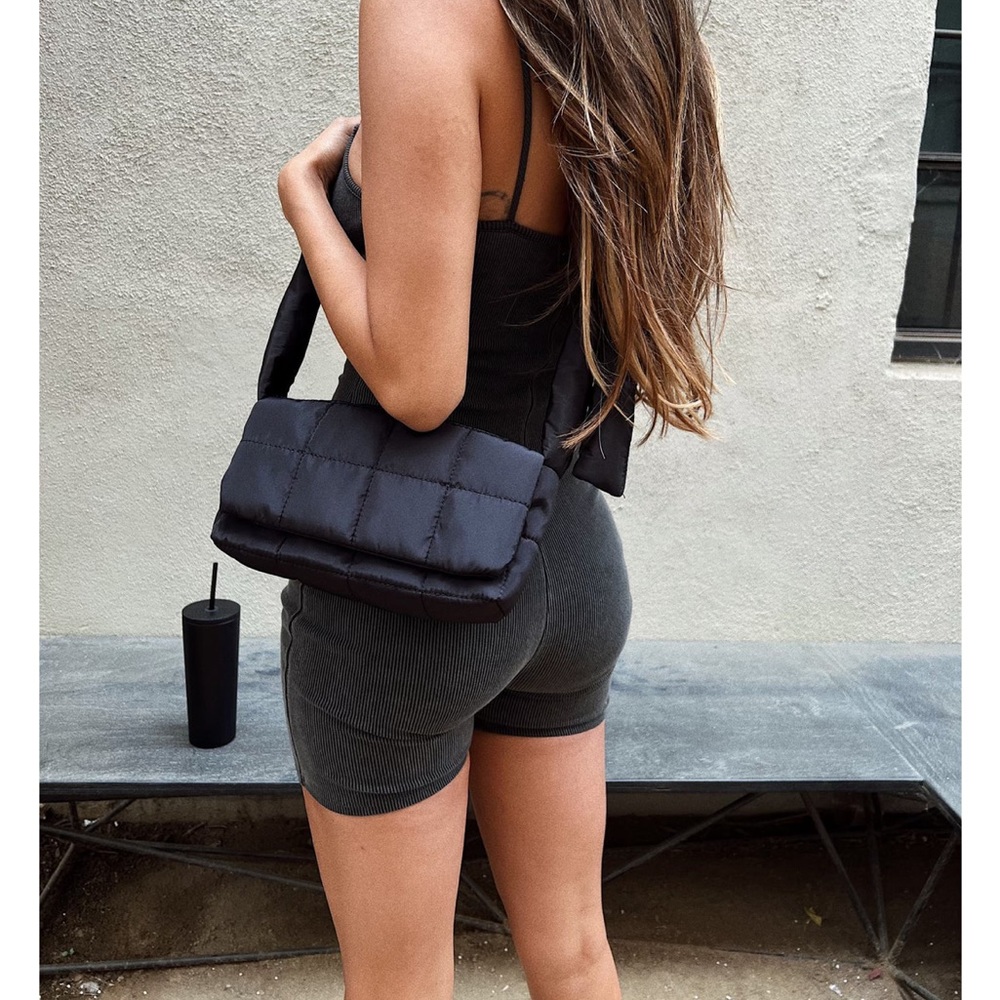 Crossbody Black Nylon Bag - Picture 2 of 2